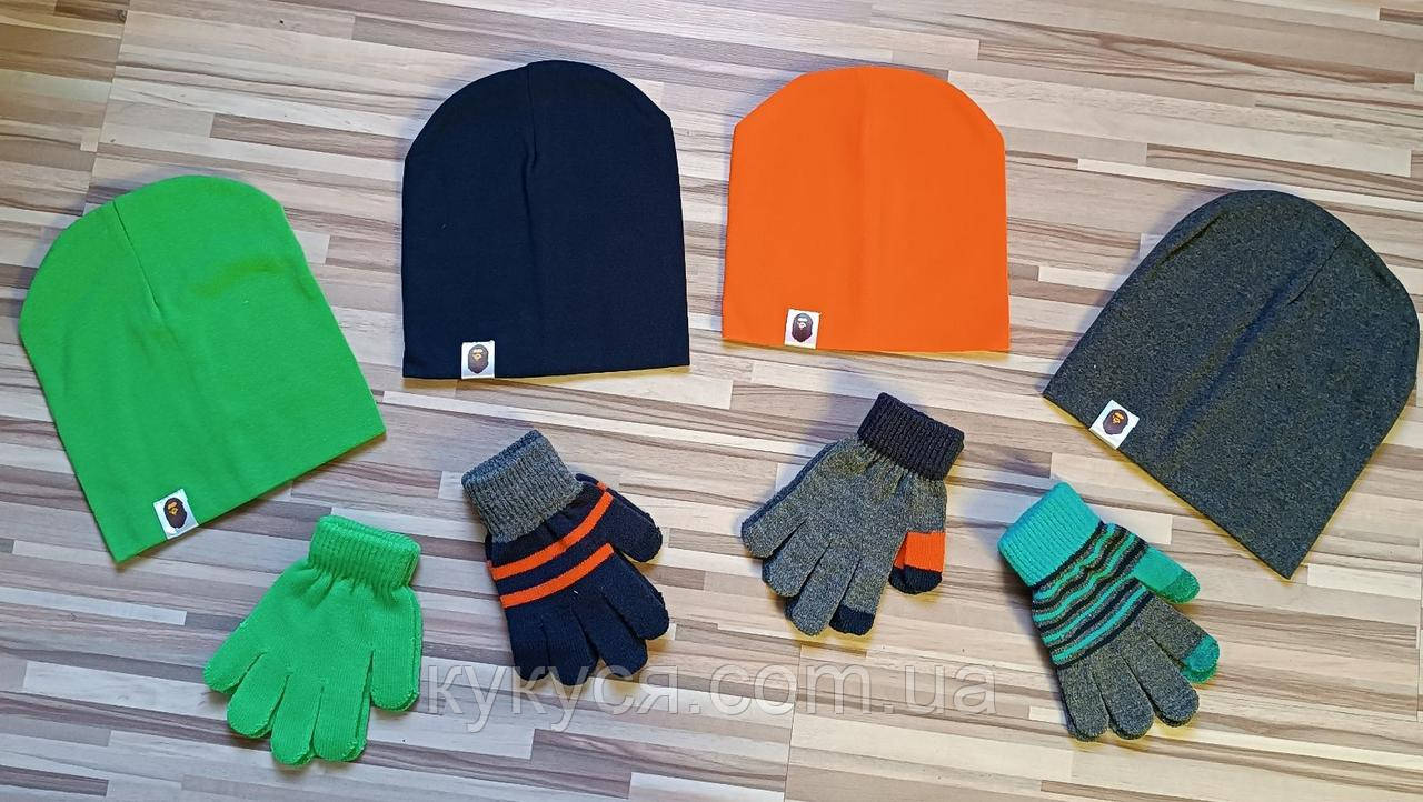 Шапки однотонні, фото 1