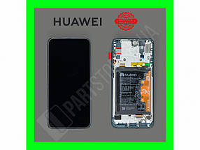 Дисплей Huawei P Smart Z/Y9 Prime 2019/Honor 9X Green (02352RXT) сервісний оригінал у складі з рамкою, акб