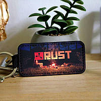 Брелок на ключі Rust "Костер" / Рост