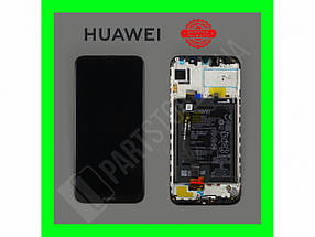 Дисплей Huawei Y7 2019 / Y7 Pro 2019 / Y7 Prime 2019 / Enjoy 9 Black (02352KCV) сервісний оригінал у зборі з