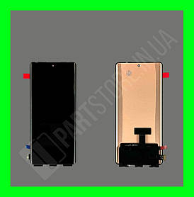 Дисплей Infinix Zero 30 4G (X6731)/Zero 30 5G (X6731B) сенсором, чорний (OLED, оригінальні комплектуючі)