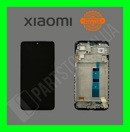 Дисплей Xiaomi Redmi Note 12 4G Black (56000100M700) сервісний оригінал у зборі з рамкою, фото 1