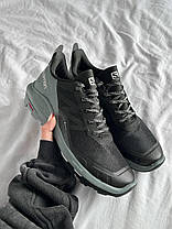 Зимові Чоловічі Кросівки Salomon Outpulse Gore-Tex Black Stormy Weather / Саломон Аутпульс Гор Текс Чорні, фото 3