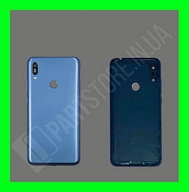 Кришка Huawei Y6 2019 Blue зі склом камери