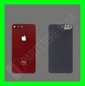 Кришка iPhone 8 Plus Red зі склом камери
