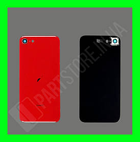 Кришка iPhone SE 2020 / 2022 Red зі склом камери