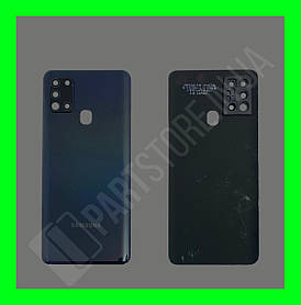 Кришка Samsung A21s A217 Black зі склом камери
