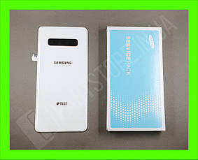 Кришка Samsung G975 Ceramic White S10 Plus (GH82-18534B) сервісний оригінал