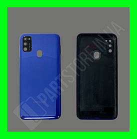 Кришка Samsung M21 M215 Blue зі склом камери