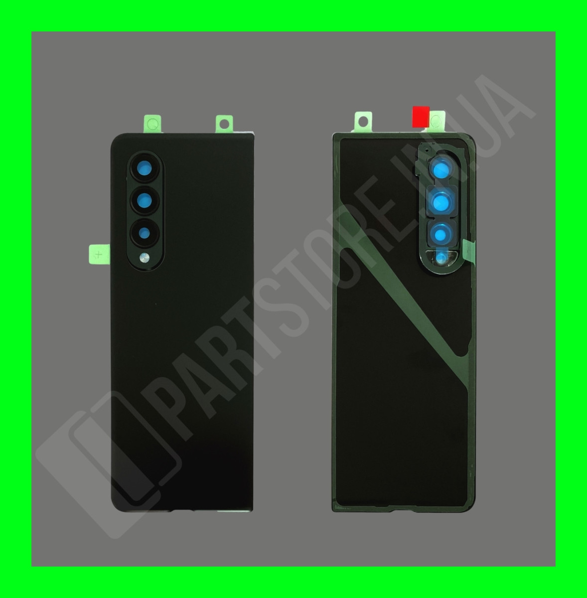 Кришка Samsung Z Fold 3 5G F926B Phantom Green зі склом камери