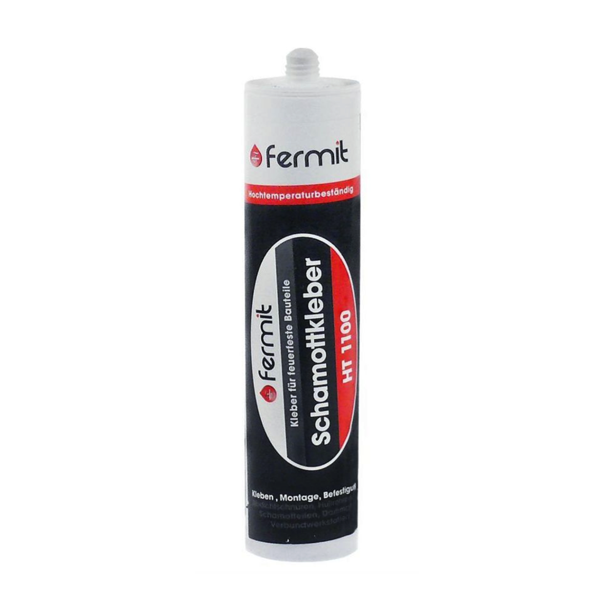 Клей +1100°C Fermit HT 1100 (Німеччина) 310 ml для вогнетривких шамотних плит, керамічних пальників та ін.