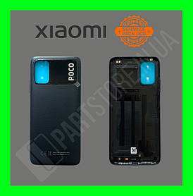 Кришка Xiaomi Poco M3 Black сервісний оригінал