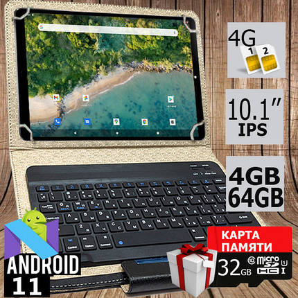 Планшет-телефон ASUS X Pad PRO 10 LTE IPS 4/64 4G + Чохол із Bluetooth клавіатурою + Карта пам'яті 32ГБ, фото 1