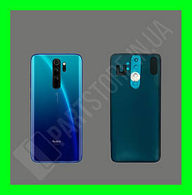 Кришка Xiaomi Redmi Note 8 Pro Blue зі склом камери
