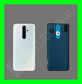 Кришка Xiaomi Redmi Note 8 Pro White зі склом камери