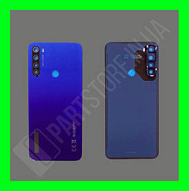 Кришка Xiaomi Redmi Note 8T Blue зі склом камери