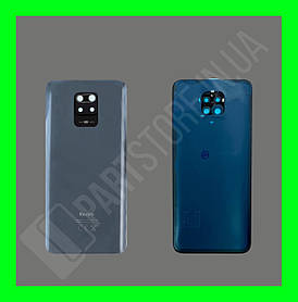 Кришка Xiaomi Redmi Note 9 Pro Interstellar Grey зі склом камери
