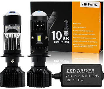 LED-лампи автомобільні Y10Pro H7 60 W 6000 K