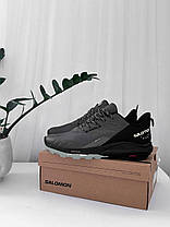 Зимові Чоловічі Кросівки Salomon Outpulse Gore-Tex Magnet Black / Саломон Аутпульс Гор Текс Магнет Сірі, фото 4