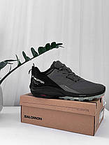 Зимові Чоловічі Кросівки Salomon Outpulse Gore-Tex Magnet Black / Саломон Аутпульс Гор Текс Магнет Сірі, фото 2