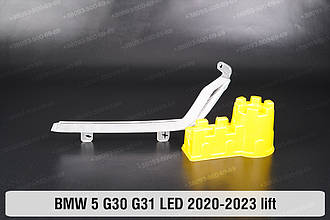 Блок світловода фари BMW 5 G30 G31 LED (2020-2023) рест довгий внутрішній Icon Light лівий