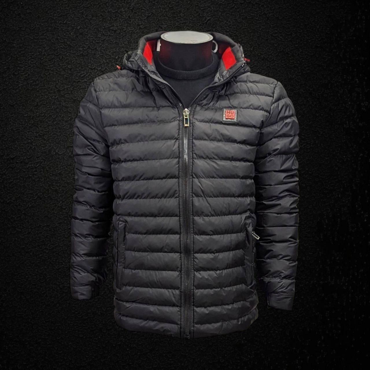 Чоловіча зимова куртка Hugo Boss CK8504 чорна XXL, XXXL