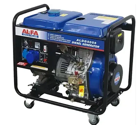 Генератор дизельний AL-FA ALDG5055 5.0/5.5кВт (електростартер)