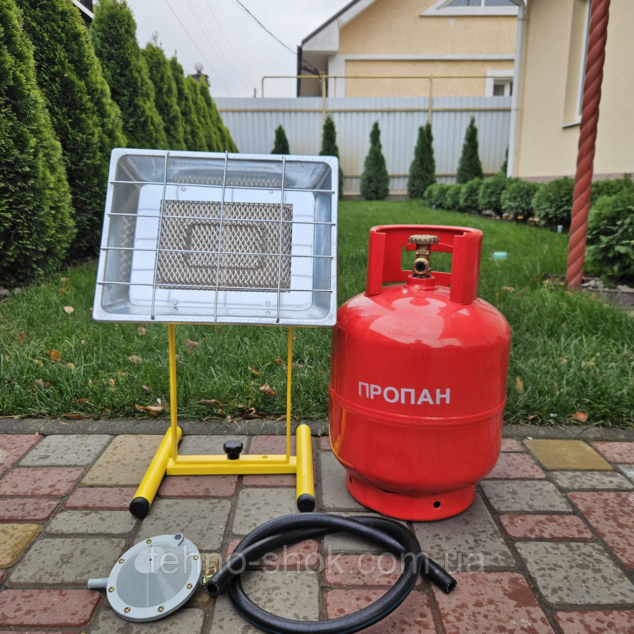 Комплект газовий балон Superplast 12 л пальник обігрівач ORGAZ SOBA SB-650