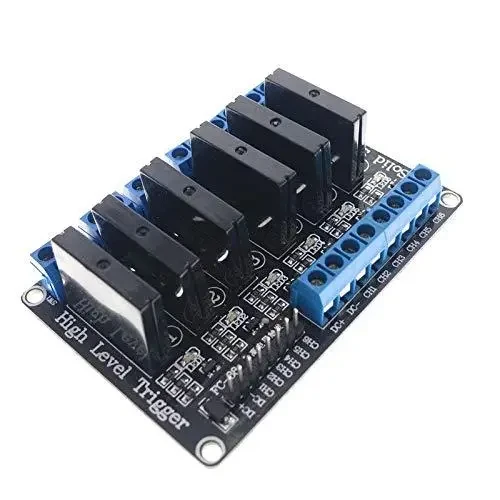 Модуль на твердотільному релі 6 каналів G3MB-202P 12В High Level (високий рівень), фото 1