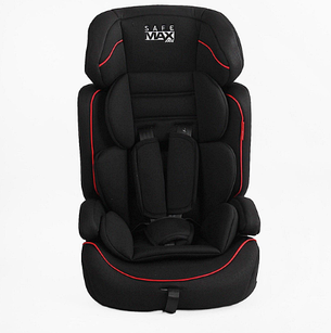 Дитяче автокрісло з бустером JOY RS-71215, група 1/2/3, система ISOFIX, вага дитини від 9-36 кг, чорне, фото 3