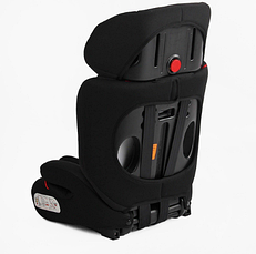 Дитяче автокрісло з бустером JOY RS-71215, група 1/2/3, система ISOFIX, вага дитини від 9-36 кг, чорне, фото 4