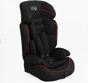 Дитяче автокрісло з бустером JOY RS-71215, група 1/2/3, система ISOFIX, вага дитини від 9-36 кг, чорне, фото 1