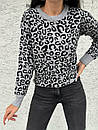 Жіночий в'язаний светр у леопардовий принт 9sv3380, фото 2