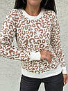 Жіночий в'язаний светр у леопардовий принт 9sv3380, фото 3