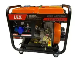 Генератор дизельний LEX LXDG6570 6.5/7.0кВт (електростартер)