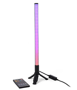 Кутовий неоновий підлоговий RGB світлодіодний LED торшер з пультом на 40см, EL-2185-5