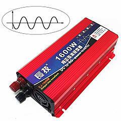 Інвертор 24 вольти 220 чистий синус 800W (1600W)