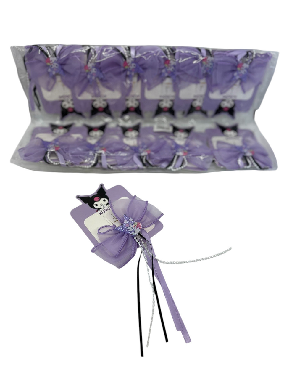 Дитяча гумка Бант Kuromi, фото 1