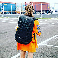 Чорний рюкзак Kyrie Irving Backpack Кайрі Ірвінг великий спортивний баскетбольний