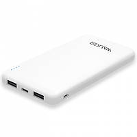 УМБ Power Bank Walker WB-410 10000mAh Li-Pol 2xUSB 1xUSB Type-C 2.1 A White