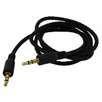 Кабель AUX 3.5 mm Walker H205 Тканина Thick Black