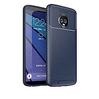 Чохол Carbon Case Motorola G6 Синій