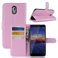 Чохол-книжка Litchie Wallet для Nokia 3.1 Світло-рожевий