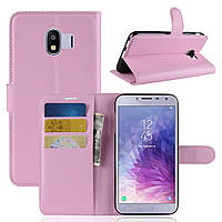 Чохол-книжка Litchie Wallet для Samsung J400 Galaxy J4 2018 Світло-рожевий