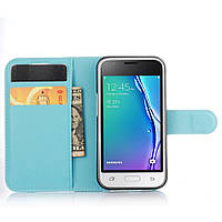 Чохол-книжка Litchie Wallet для Samsung J105 Galaxy J1 Mini Блакитний