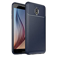 Чехол Carbon Case Samsung Galaxy J7 2018 Синий