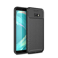 Чохол Carbon Case Samsung J410 Galaxy J4 Core / J415 Galaxy J4 Plus Чорний