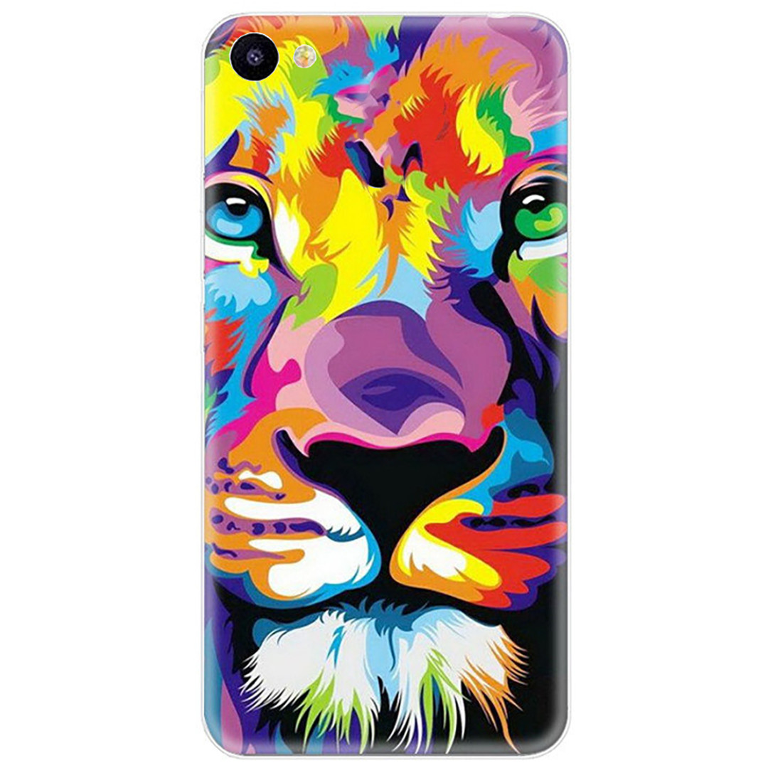 Чехол с рисунком Printed Silicone для Meizu U20 Лев, фото 1