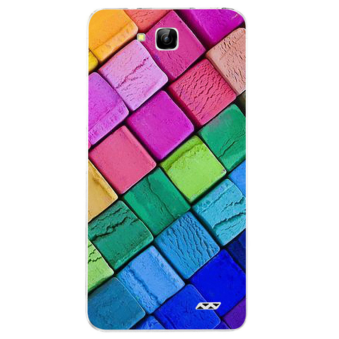 Чехол с рисунком Printed Silicone для Oukitel C3 Кубики, фото 1