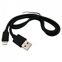 Дата кабель Lightning to USB Walker 110 Black